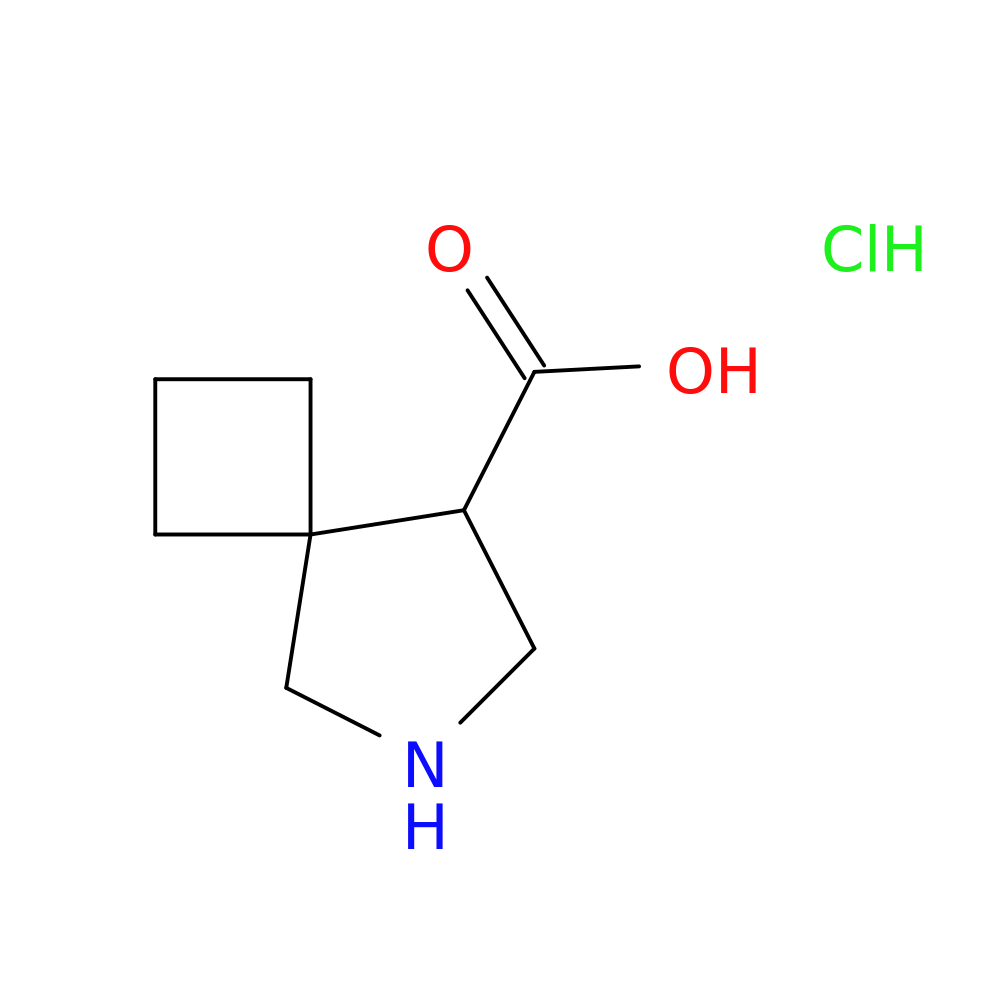 6-Azaspiro[3.4]octane-8-carboxylic acid hydrochloride