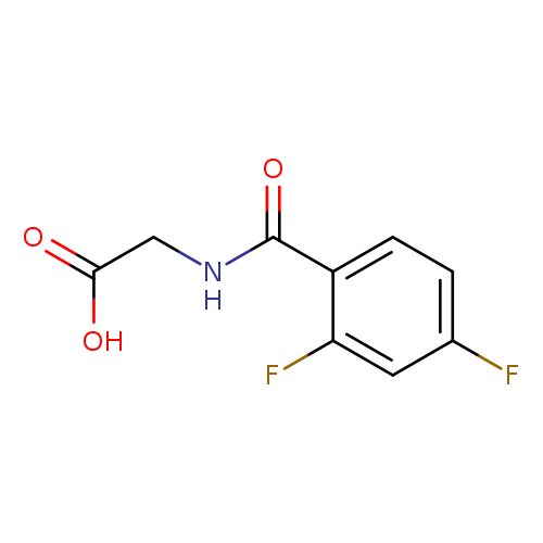 2-[(2,4-difluorophenyl)formamido]acetic acid