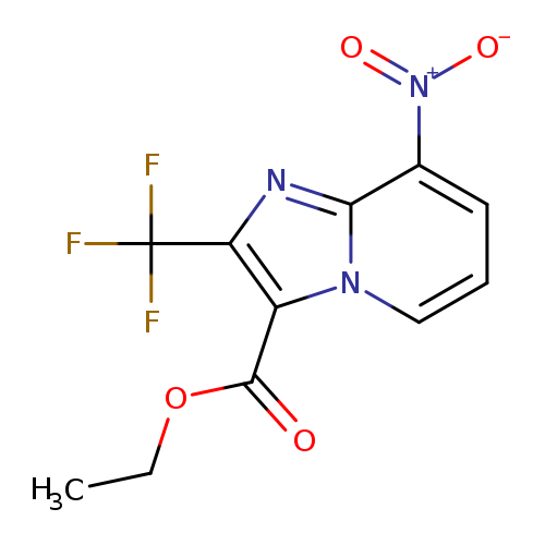 Ethyl 8-nitro-2-(trifluoromethyl)imidazo[1,2-a]pyridine-3-carboxylate