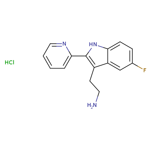 2-(5-Fluoro-2-(pyridin-2-yl)-1H-indol-3-yl)ethanamine hydrochloride