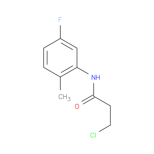3-Chloro-N-(5-fluoro-2-methylphenyl)propanamide