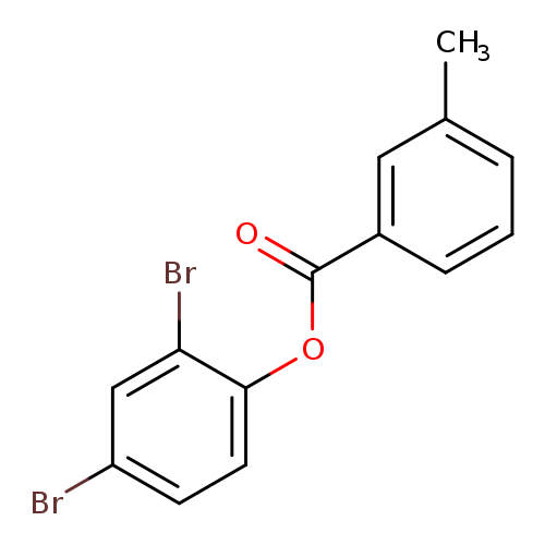2,4-dibromophenyl 3-methylbenzoate