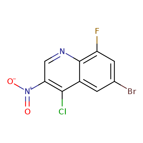 6-bromo-4-chloro-8-fluoro-3-nitroquinoline