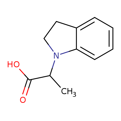 2-(2,3-dihydro-1H-indol-1-yl)propanoic acid