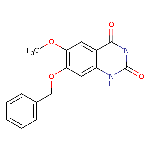 2,4(1H,3H)-Quinazolinedione, 6-methoxy-7-(phenylmethoxy)-