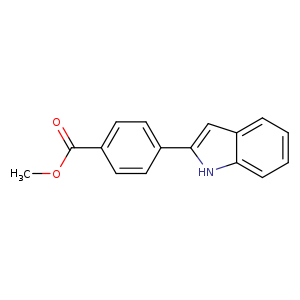 Methyl 4-(1h-indol-2-yl)benzoate