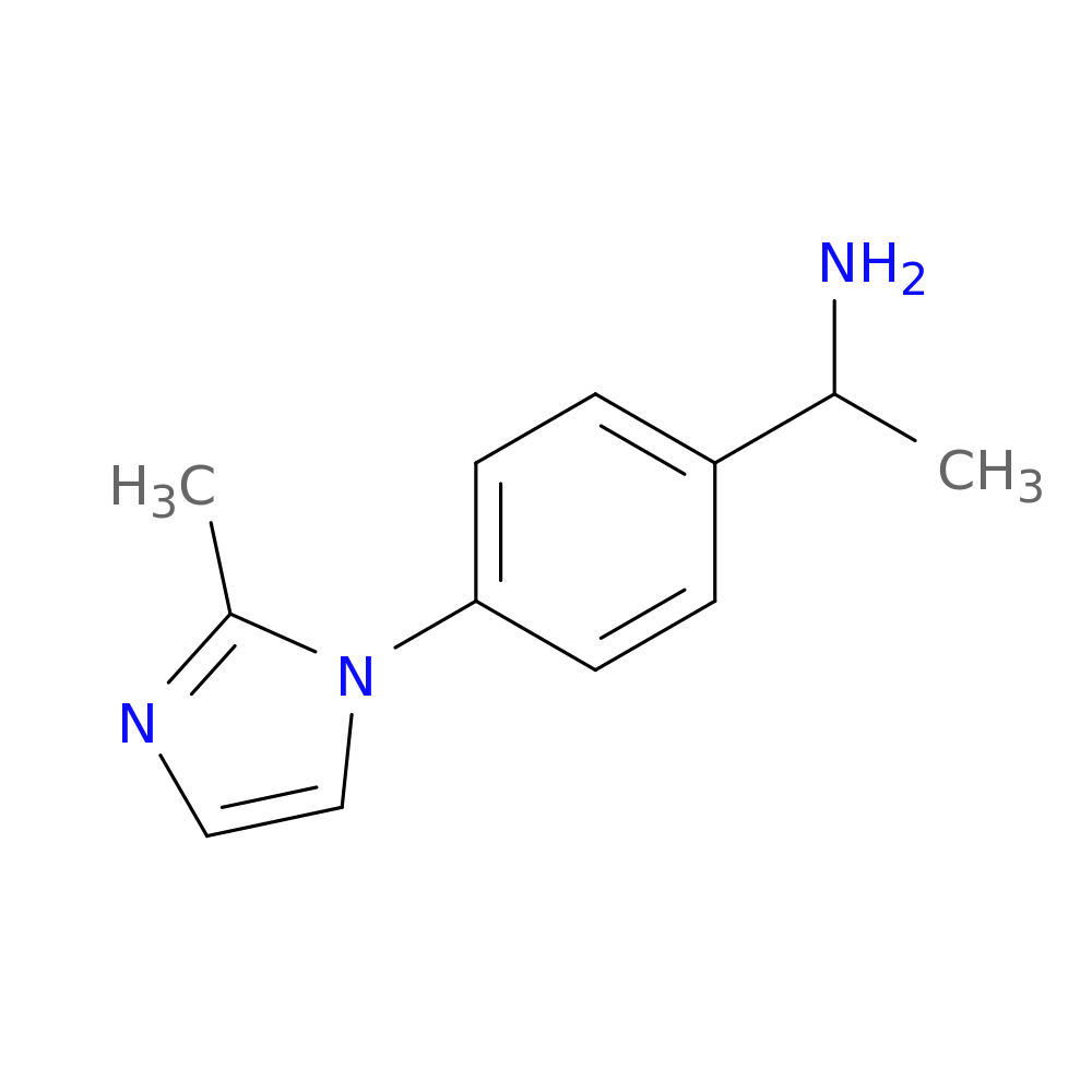 1-[4-(2-methyl-1H-imidazol-1-yl)phenyl]ethan-1-amine