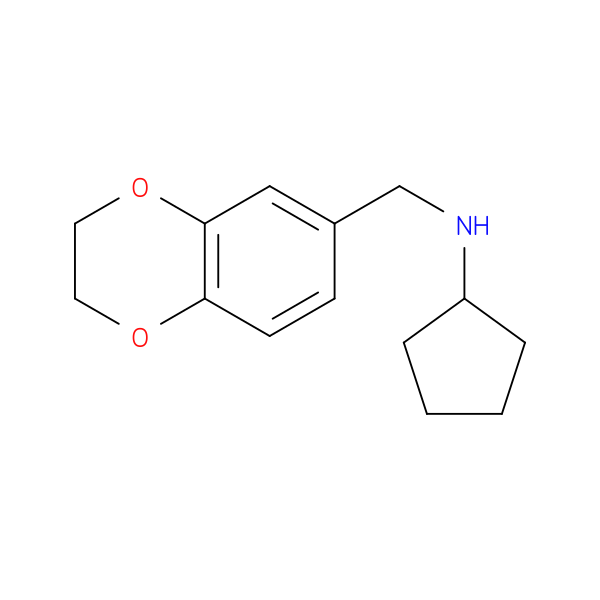 N-[(2,3-dihydro-1,4-benzodioxin-6-yl)methyl]cyclopentanamine
