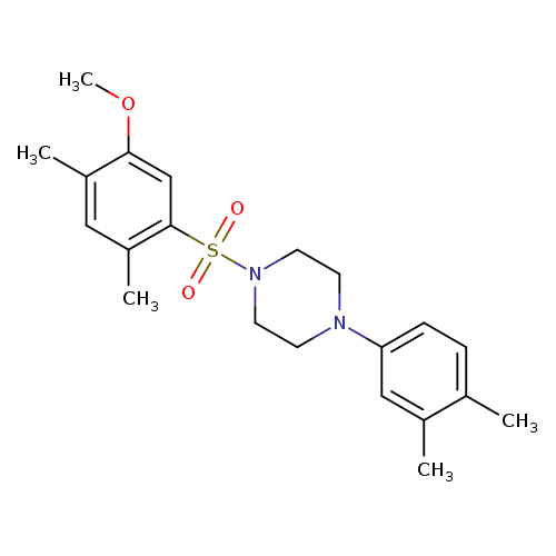 1-(3,4-dimethylphenyl)-4-(5-methoxy-2,4-dimethylbenzenesulfonyl)piperazine