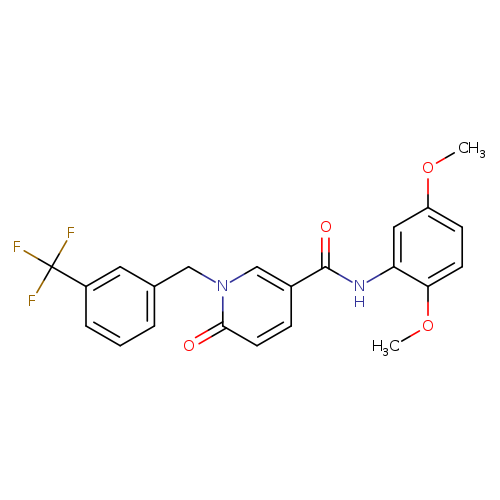 N-(2,5-dimethoxyphenyl)-6-oxo-1-{[3-(trifluoromethyl)phenyl]methyl}-1,6-dihydropyridine-3-carboxamide