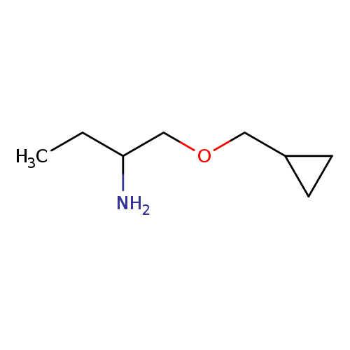1-(cyclopropylmethoxy)butan-2-amine