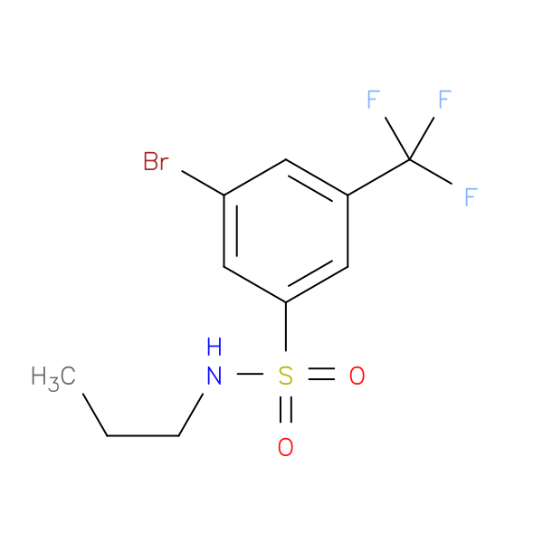 N-Propyl 3-bromo-5-trifluoromethylbenzenesulfonamide