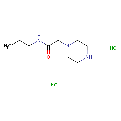 2-(piperazin-1-yl)-N-propylacetamide dihydrochloride