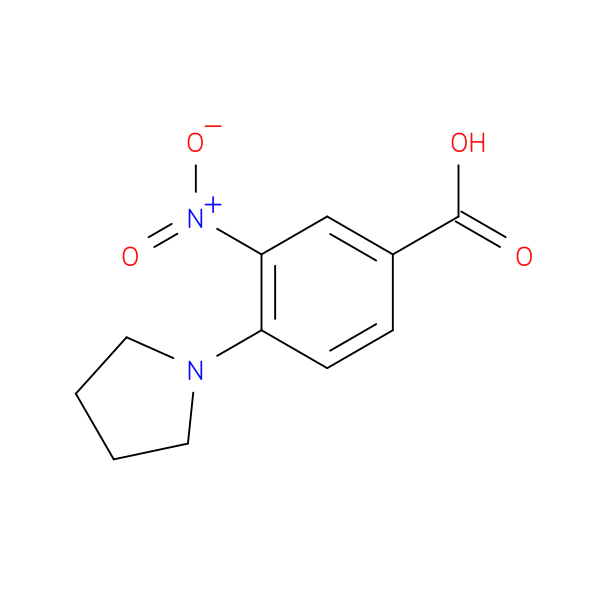 3-Nitro-4-(pyrrolidin-1-yl)benzoic acid