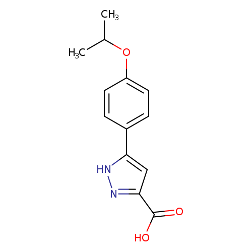 5-[4-(PROPAN-2-YLOXY)PHENYL]-1H-PYRAZOLE-3-CARBOXYLIC ACID