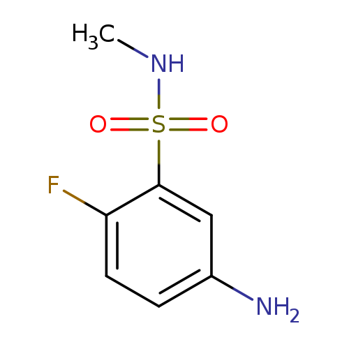 5-amino-2-fluoro-N-methylbenzene-1-sulfonamide