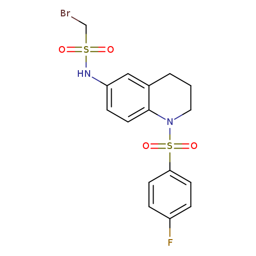 1-bromo-N-[1-(4-fluorobenzenesulfonyl)-1,2,3,4-tetrahydroquinolin-6-yl]methanesulfonamide