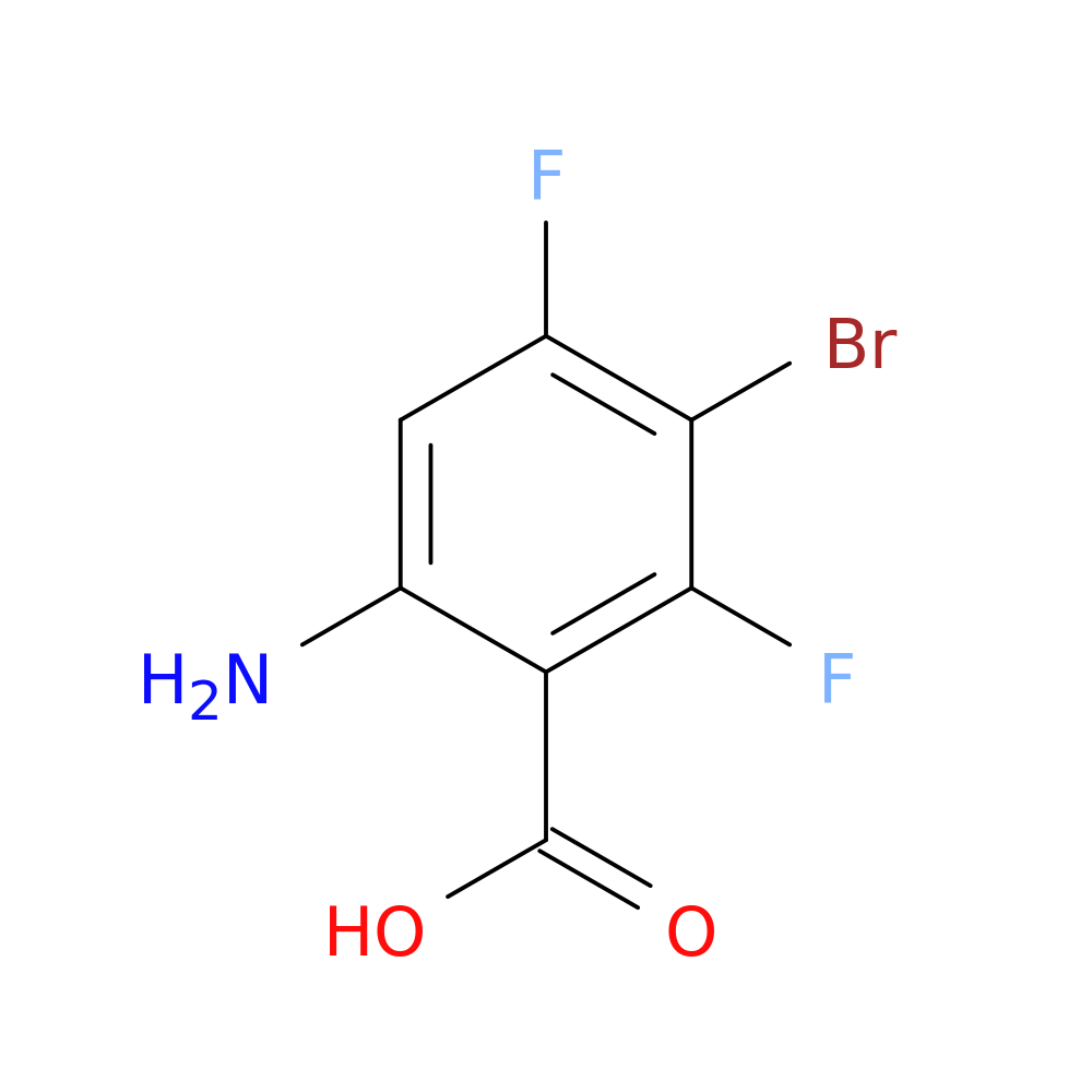 6-amino-3-bromo-2,4-difluorobenzoic acid