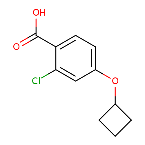 2-chloro-4-cyclobutoxybenzoic acid