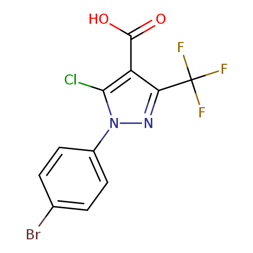 1-(4-bromophenyl)-5-chloro-3-(trifluoromethyl)-1H-pyrazole-4-carboxylic acid