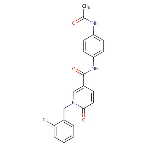 N-(4-acetamidophenyl)-1-[(2-fluorophenyl)methyl]-6-oxo-1,6-dihydropyridine-3-carboxamide
