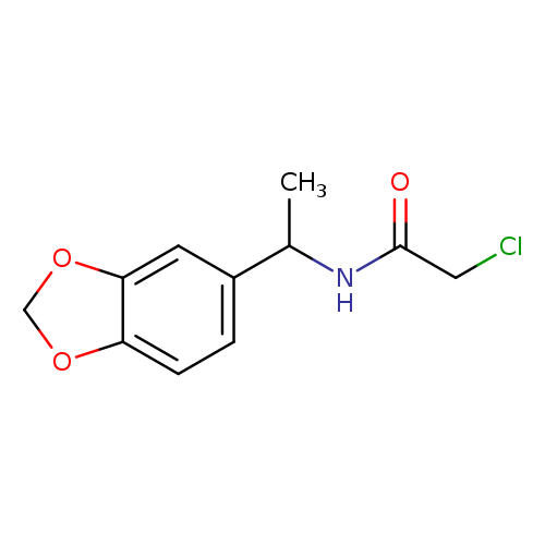 N-[1-(2H-1,3-benzodioxol-5-yl)ethyl]-2-chloroacetamide