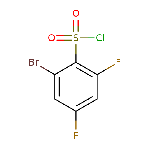 Benzenesulfonyl chloride, 2-​bromo-​4,​6-​difluoro-