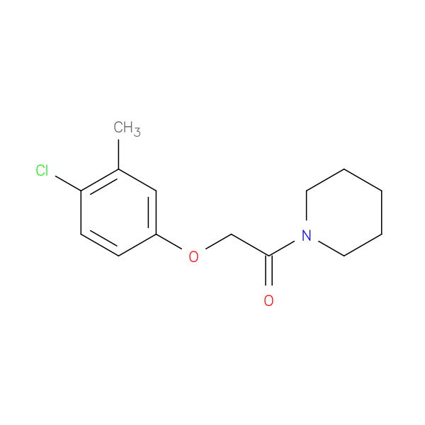 1-[(4-chloro-3-methylphenoxy)acetyl]piperidine