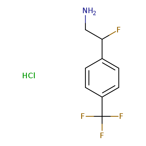 2-fluoro-2-[4-(trifluoromethyl)phenyl]ethan-1-amine hydrochloride