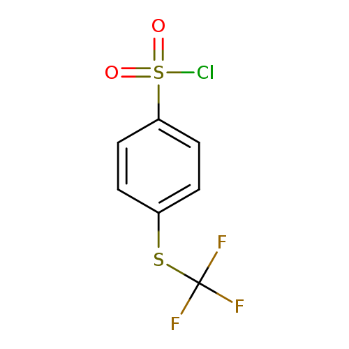 Benzenesulfonyl chloride, 4-[(trifluoromethyl)thio]-