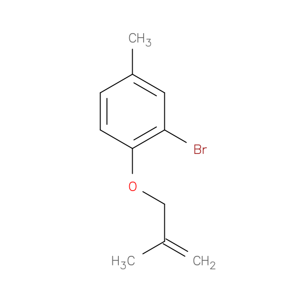2-bromo-4-methyl-1-[(2-methylprop-2-en-1-yl)oxy]benzene