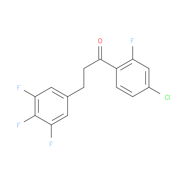 4'-Chloro-2'-fluoro-3-(3,4,5-trifluorophenyl)propiophenone