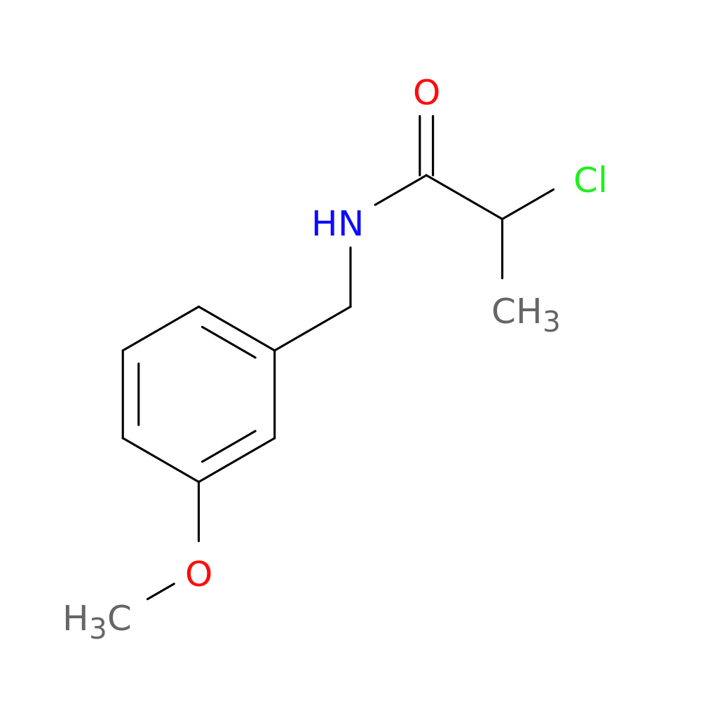 2-chloro-N-[(3-methoxyphenyl)methyl]propanamide