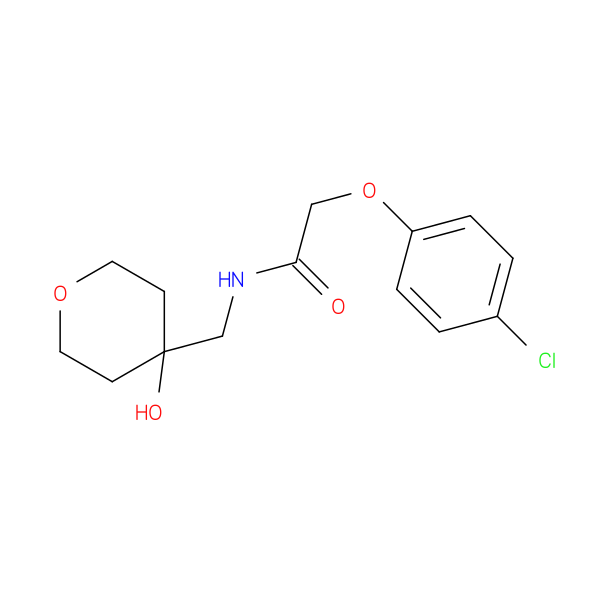2-(4-chlorophenoxy)-N-[(4-hydroxyoxan-4-yl)methyl]acetamide