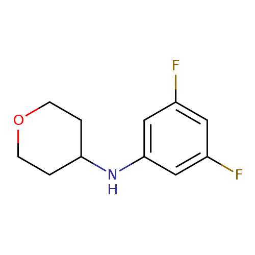 N-(3,5-difluorophenyl)oxan-4-amine