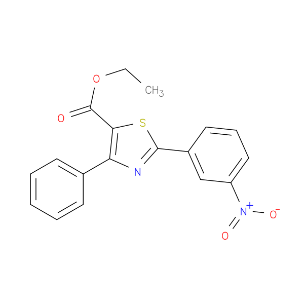 Ethyl 2-(3-nitrophenyl)-4-phenylthiazole-5-carboxylate
