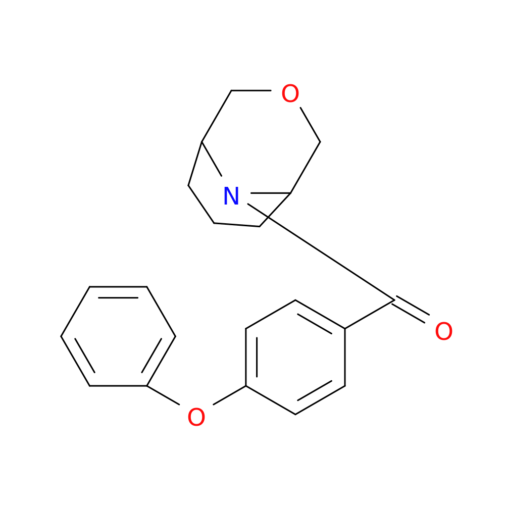 9-(4-phenoxybenzoyl)-3-oxa-9-azabicyclo[3.3.1]nonane