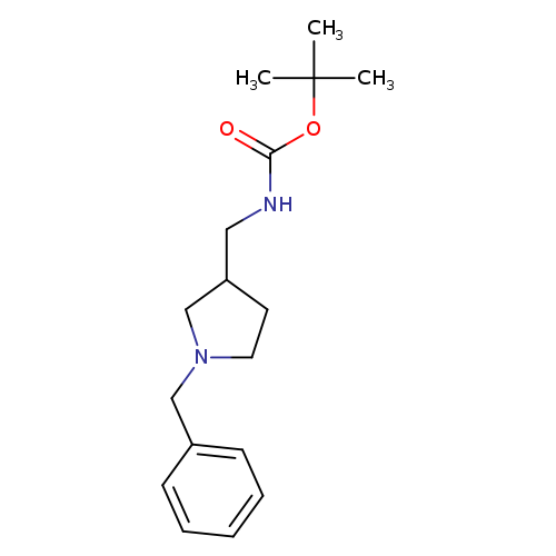 Carbamic acid, N-[[1-(phenylmethyl)-3-pyrrolidinyl]methyl]-, 1,1-dimethylethyl ester
