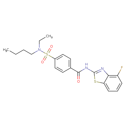 4-[butyl(ethyl)sulfamoyl]-N-(4-fluoro-1,3-benzothiazol-2-yl)benzamide