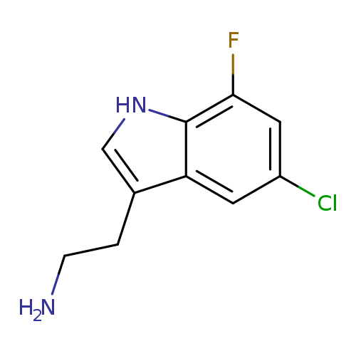 2-(5-chloro-7-fluoro-1H-indol-3-yl)ethan-1-amine