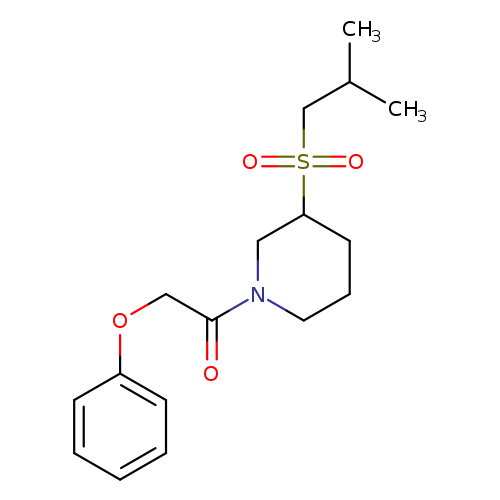 1-[3-(2-methylpropanesulfonyl)piperidin-1-yl]-2-phenoxyethan-1-one
