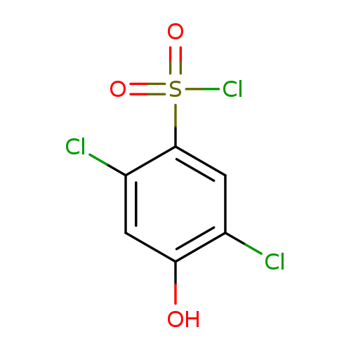 2,5-dichloro-4-hydroxybenzene-1-sulfonyl chloride