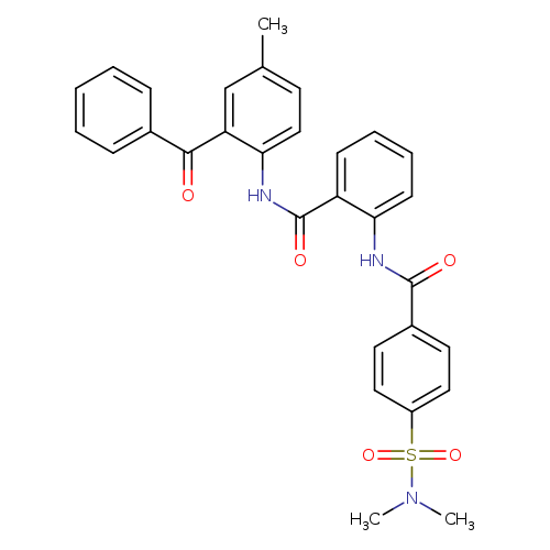 N-(2-benzoyl-4-methylphenyl)-2-[4-(dimethylsulfamoyl)benzamido]benzamide