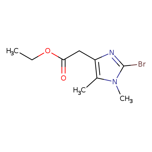 ethyl 2-(2-bromo-1,5-dimethyl-1H-imidazol-4-yl)acetate