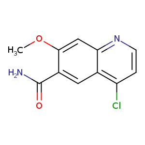4-Chloro-7-methoxyquinoline-6-carboxamide