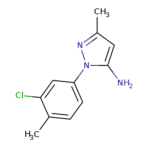 1-(3-chloro-4-methylphenyl)-3-methyl-1H-pyrazol-5-amine