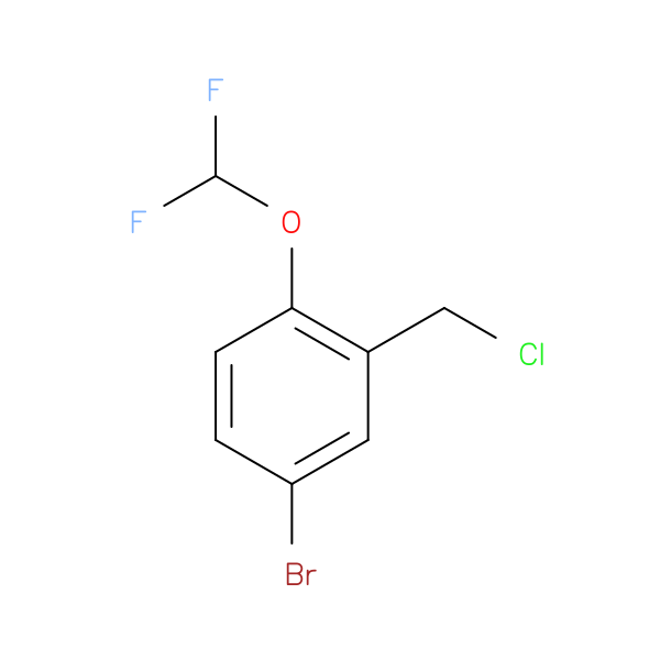 4-bromo-2-(chloromethyl)-1-(difluoromethoxy)benzene