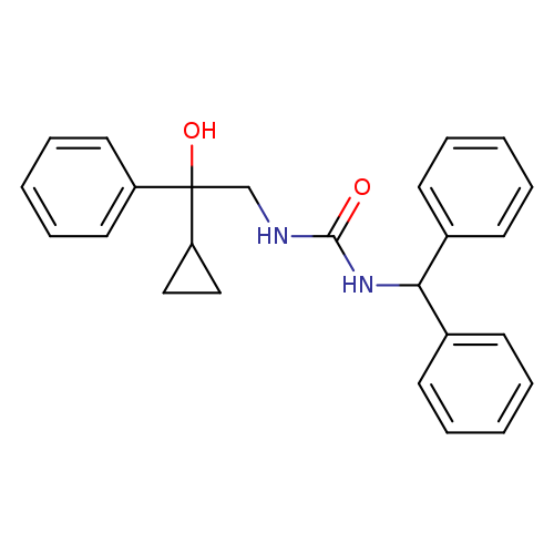 3-(2-cyclopropyl-2-hydroxy-2-phenylethyl)-1-(diphenylmethyl)urea