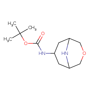 Carbamic acid, N-​3-​oxa-​9-​azabicyclo[3.3.1]​non-​7-​yl-​, 1,​1-​dimethylethyl ester