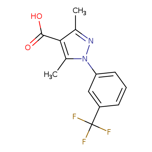 3,5-Dimethyl-1-(3-(trifluoromethyl)phenyl)-1H-pyrazole-4-carboxylic acid